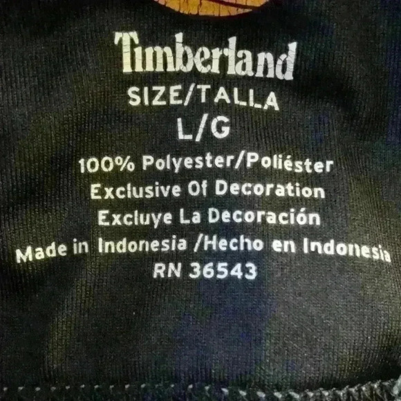 TIMBERLAND MEN'S FLEECE QUARTER ZIP PULLOVER‎ SIZE LARGE - Picture 12 of 12